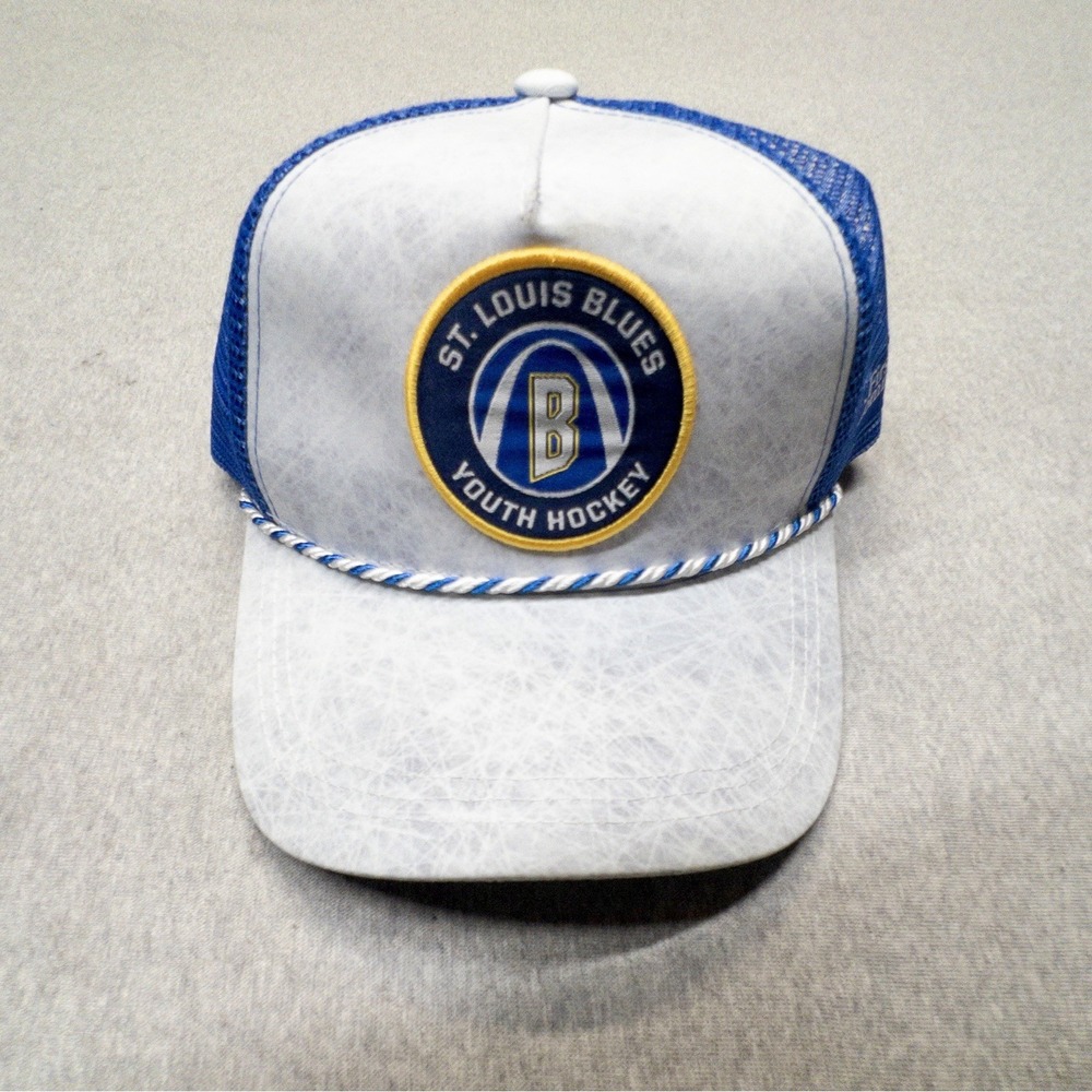 St Louis Blues Youth Hockey Rising Stars SnapBack Trucker Hat NHL Hockey